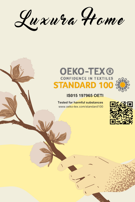 %100 pamuklu Oeko-Tex® Şaheser Liv yatak örtüsü seti